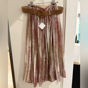NWOT Zara tie dye fall skirt